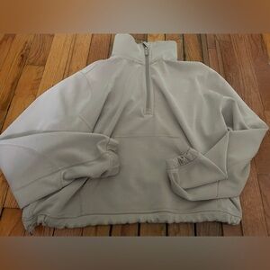 Lululemon Athletica Light Gray Zip-Up Jacket